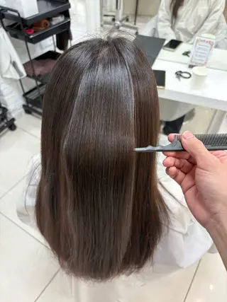 ロング 縮毛矯正特化🫧✨ ヒュウガのヘアスタイル