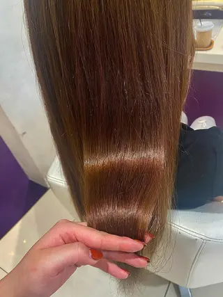 ロング 藤原 侑香のヘアスタイル