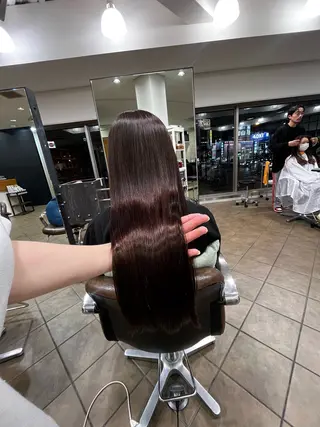 ロング 濱川 良栄のヘアスタイル