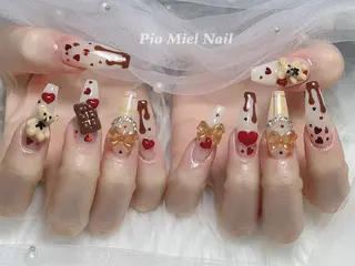 ネイル HANA 長さだしのネイルデザイン