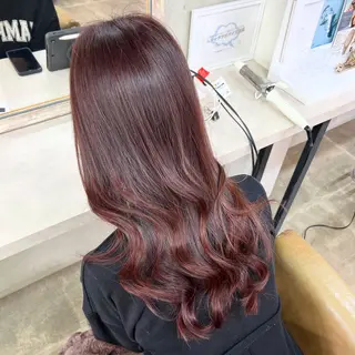 セミロング カラー Blast Erikaのヘアスタイル