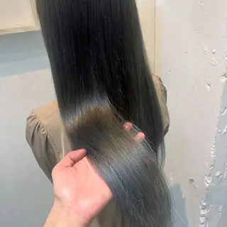 セミロング カラー ブリーチ/髪質改善/ レイヤー/YUTO‎のヘアスタイル
