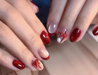 ネイル By moonネイル 🌷ワンホン/韓国風のネイルデザイン