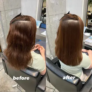 セミロング 吉川 陽菜のヘアスタイル