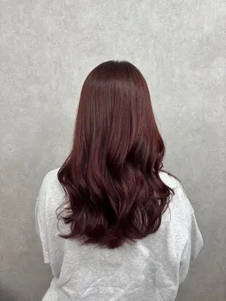セミロング カラー 倉澤 愛理のヘアスタイル