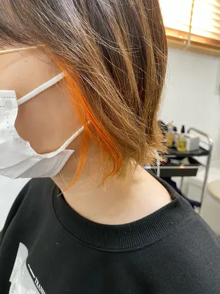 ミディアム 銀座⚜️【脱白髪染め 美髪矯正】トグチのヘアスタイル