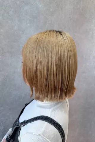 ミディアム カラー 🔸縮毛矯正/髪質 改善カラー石崎🔸のヘアスタイル