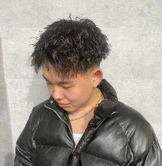 パーマ メンズ men's Rico ‪✂︎‬TAICHIのヘアスタイル