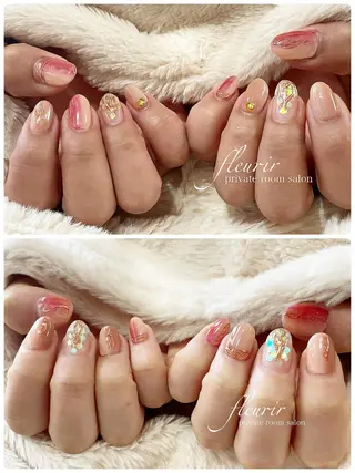 ネイル フルリール 【プライベートサロンのネイルデザイン