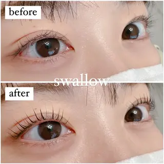 swallow 奈良西大寺店のマツエク・マツパデザイン