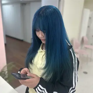 ロング ️🫧 AINE 🫧ハイトーンカラーのヘアスタイル