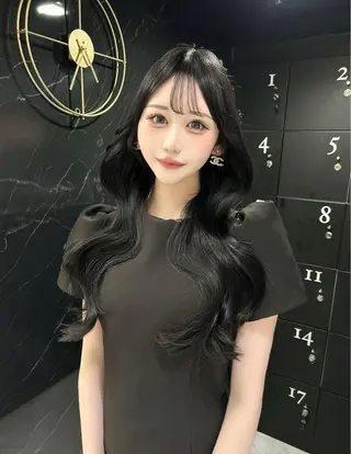 ロング カラー ヘアアレンジ 韓国ヘア/髪質改善 TAKAHIROのヘアスタイル