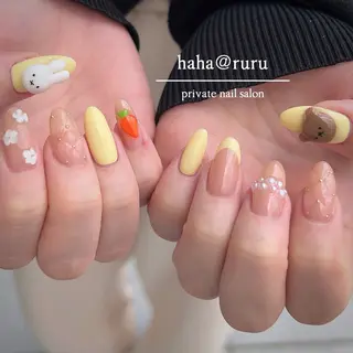 ネイル haha@ ruruのネイルデザイン