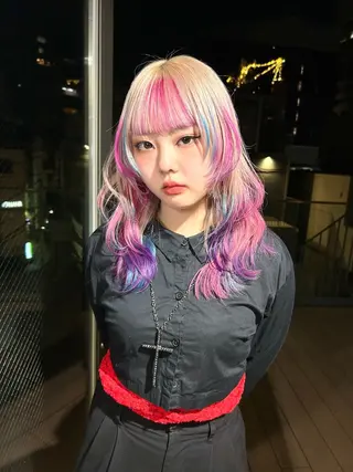 ミディアム 鈴木 華奈のヘアスタイル