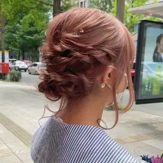 ミディアム 💝ヘアアレンジ/ダ ブルカラー💝みさきのヘアスタイル