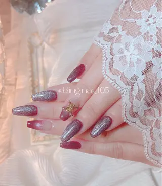 ネイル 23時まで❤︎韓国、 ワンホンネイルのネイルデザイン