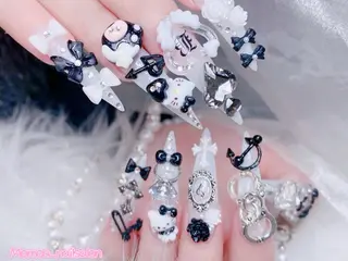 ネイル MoMoA Nail ネイル長さ出し専門店のネイルデザイン