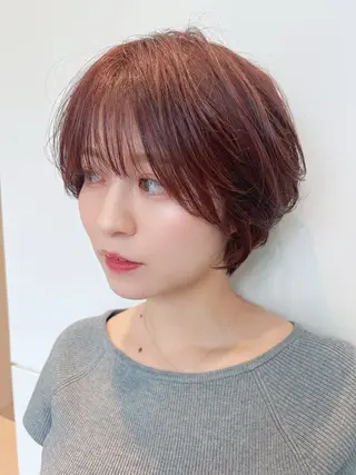 ショート 縮毛矯正 /横山陸人のヘアスタイル