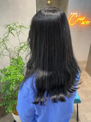 ロング カラー ヘアアレンジ XENA表参道 MIKUのヘアスタイル