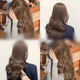 セミロング カラー ヘアアレンジ Ella所属・nana【艶髪】/ レイヤー/縮毛矯正のヘアスタイル