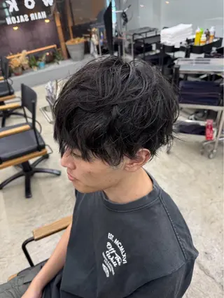 ショート パーマ メンズ メンズ専門サロン wokeのヘアスタイル