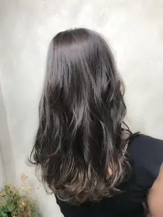 セミロング カラー パーマ 🌈髪質改善💕 縮毛矯正✨青木まで✨のヘアスタイル