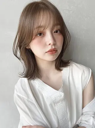 ロング 松井 美祐宇のヘアスタイル