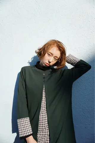 ショート パーマ 似合わせ レイヤー須川のヘアスタイル