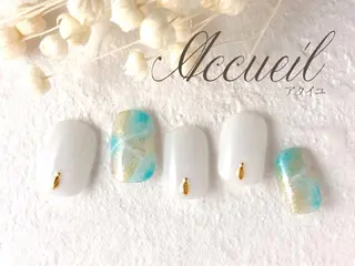 ネイル マツエク・マツパ ビジューバイアクイユネイルズ東中野店所属・ビジューバイアクイユ ネイルズ　東中野店のネイルデザイン