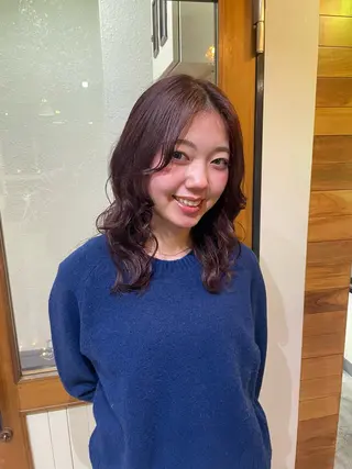 セミロング iro+soi所属・iro+soi はるかのヘアスタイル