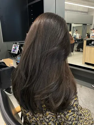 ロング カラー レイヤー/柔色 カラー/SAkiのヘアスタイル