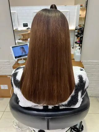 ロング コテ巻き風パーマ🫧 麻尋のヘアスタイル