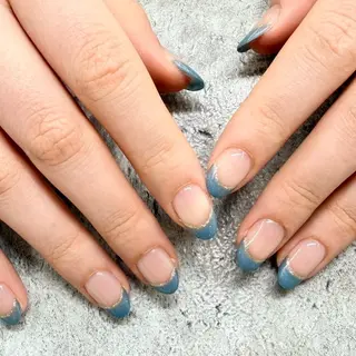 ネイル Can I Dressy国分寺所属・小沢樹里💙注意事項 をご確認くださいのネイルデザイン