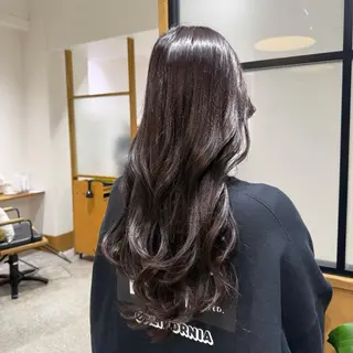 ロング カラー ついざき はるかのヘアスタイル
