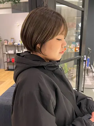 ショート 田中 優菜のヘアスタイル