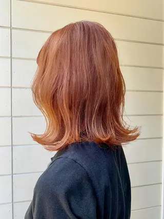 ミディアム カラー 大人可愛い透明感🌟 小顔・韓国髪🌟野中のヘアスタイル