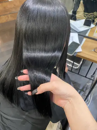 ロング カラー ヘアアレンジ 🍒ᩚ名駅/艶髪 縮毛矯正/あゆ🍒ᩚのヘアスタイル