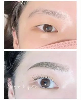 マツエク・マツパ アイブロウ Maison de quatreのマツエク・マツパデザイン