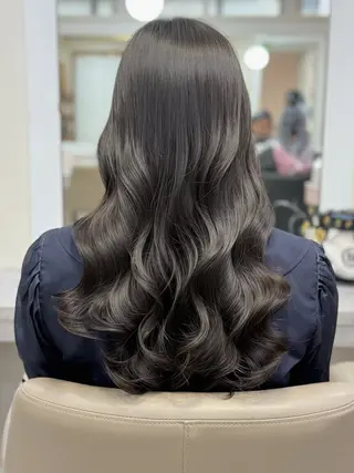 ロング パーマ 韓国風パーマ/ヘア セット/店長みづきのヘアスタイル