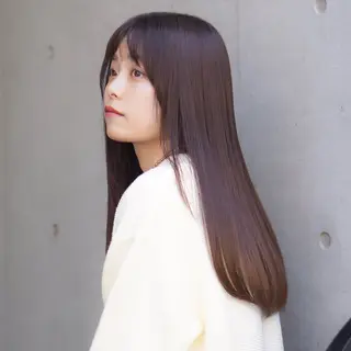 ロング 池田識之 髪質改善のヘアスタイル