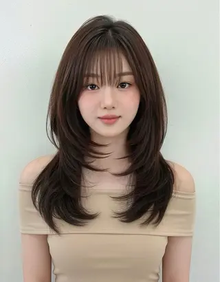 パーマ コテ巻き風パーマ 専門店　モモのヘアスタイル