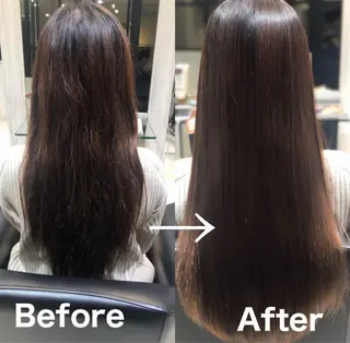 ロング マツナガ トモコのヘアスタイル