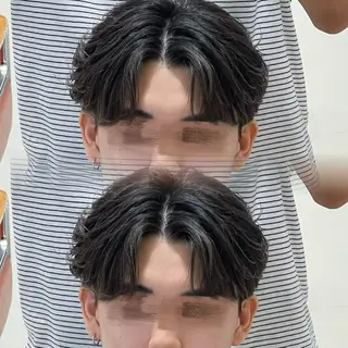 ショート パーマ メンズ メンズ特化/勝田駅/ 佐和駅/鈴木輝瑠/のヘアスタイル