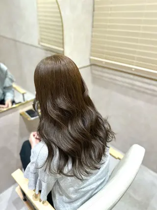 ロング ヘアアレンジ R/🎀 ヘアセット・艶カラーのヘアスタイル