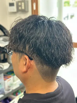 パーマ メンズ Snalyメンズ特化 スエハラのヘアスタイル