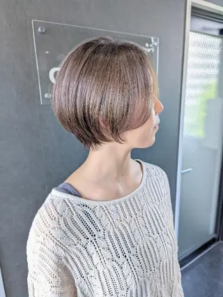 ショート カラー パーマ ヘアアレンジ 久保田 優作のヘアスタイル