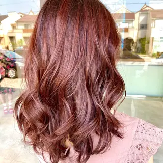 セミロング カラー メゾリーナ所属・Misaki ☆のヘアスタイル