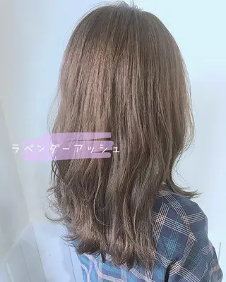 セミロング カラー ヘアアレンジ パーマ×ウルフカット koya☆のヘアスタイル