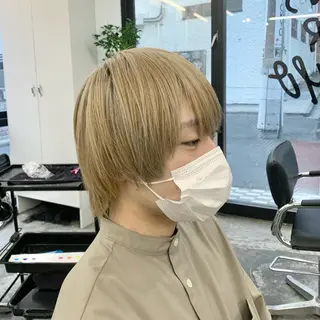 ミディアム カラー メンズ メンズ特化美容師/ 藤戸 椋のヘアスタイル