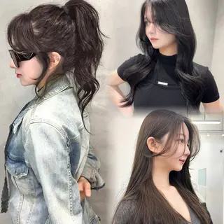 ロング nit by AHNKISM所属・韓国ヘア💎レイヤー カットYUYAのヘアスタイル